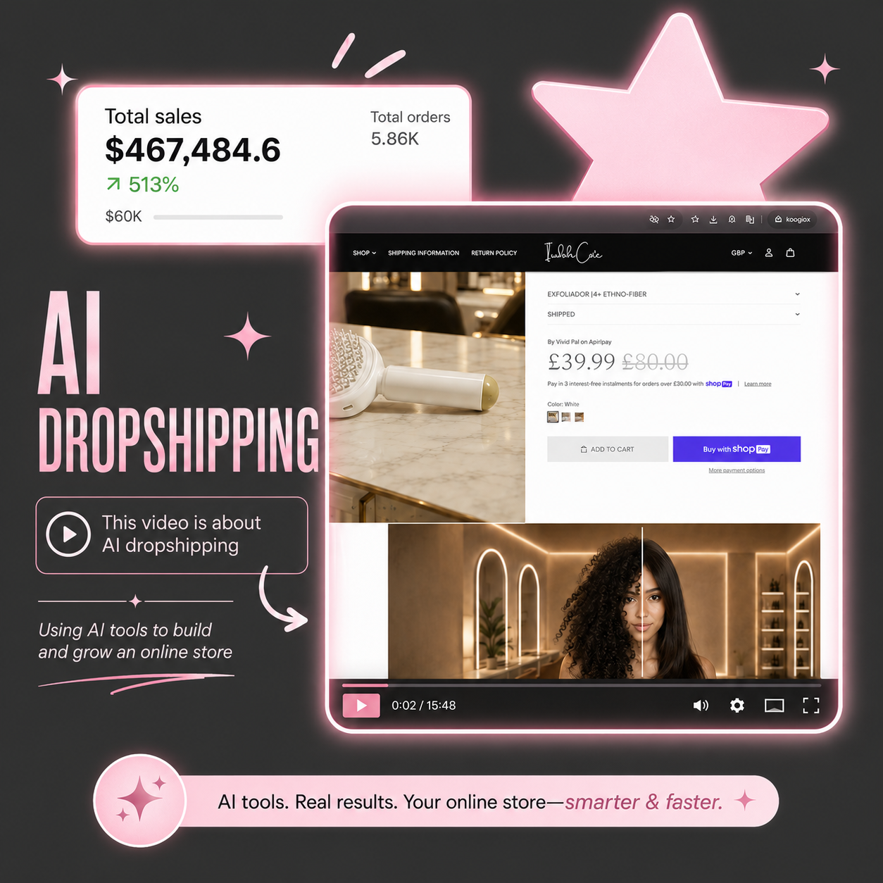 Dropshipping Using AI | VIDEO