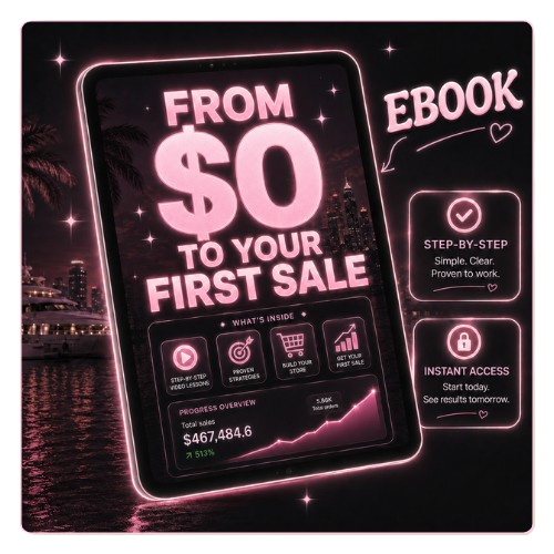 From $0 to your first sale | E-book